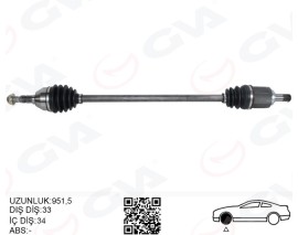 KOMPLE AKS ÖN SAĞ OPEL ASTRA J 1.4 T-1.6i A-T 09-16