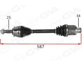 KOMPLE AKS ÖN SAĞ OPEL MOKKA 1.4 M-T 12- CHEVROLET TRAX 1.4 M-T 12-14