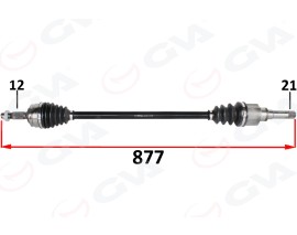 KOMPLE AKS ÖN SAĞ PSA 301 1.2 VTI M-T 12-