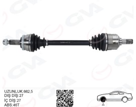 KOMPLE AKS ÖN SOL HYUNDAI I30 FD 1.6 CRDI MT ABSLI 07-11