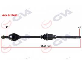 KOMPLE AKS SAĞ DUCATO-BOXER-JUMPER 2.2 MJTD-2.3 MJTD 06- 1142mm