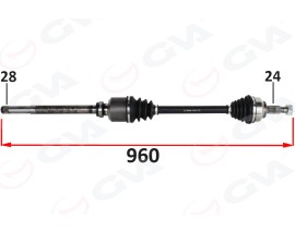 KOMPLE AKS SAG ON C5 III 08-15 JUMPY II 06- 407 04- EXPERT 07- 1.6HDI-SCUDO 1.6 MJT 07-