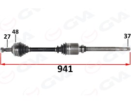 KOMPLE AKS SAG ON FIAT SCUDO 220P 1.9 TD 96-06 ABSLI