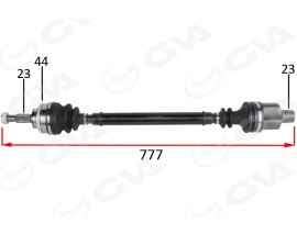 KOMPLE AKS SAG ON RENAULT MEGANE I BA0/1 1.6i 16v A-T ABSLI 96-03