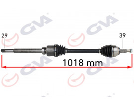 KOMPLE AKS SAĞ RENAULT TRAFİC III 1.6 DCİ 14- 1018mm