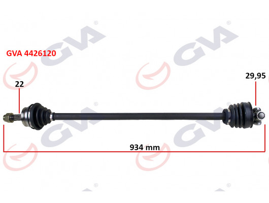 KOMPLE AKS SAĞ TEMPRA 1.4i 92-99 934mm