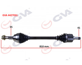 KOMPLE AKS SOL DUCATO-BOXER-JUMPER 2.2 MJTD-2.3 MJTD 06- 810mm