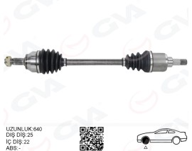 KOMPLE AKS SOL ON PSA 207 WA.WC 1.4 HDI M-T 06-12