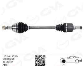 KOMPLE AKS SOL ON PSA 3008 1.5 -1.6 BlueHDI M-T 16- 5008 II 1.5 HDI-1.6 HDI M-T 14- C4 PIC. 1.6 HDI M-T 13- C5 AIRCROSS 1.5 HDI M-T 19-