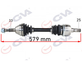 KOMPLE AKS SOL OPEL ASTRA H 1.9 DTL 04-14 -ZAFIRA B 05-15 579mm