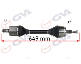 KOMPLE AKS SOL TRANSPORTER T6 2.0 TDI 140HP AUTO 12-