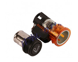 KOMPLE ÇAKMAK SOKETLİ LINEA-NEMO-BIPPER TURUNCU / 3 FİŞLİ