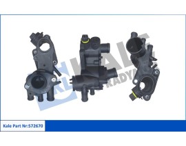 KOMPLE TERMOSTAT-PLASTİK GÖVDELİ 87 C SEAT AROSA-CORDOBA-IBIZA-INCA-SKODA FELICIA-OCTAVIA-VW CADDY GOLF-LUPO-POLO-VENTO
