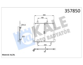 KONDENSER CITROEN C1-PEUGEOT 107-TOYOTA AYGO 1.0 1.4 HDI AL/AL