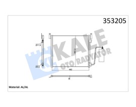 KONDENSER OPEL SIGNUM-VECTRA C GTS