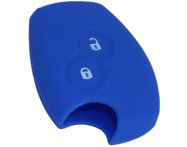 KONTAK ANAHTAR KUMANDA KORUYUCU KILIF SİLİKON 2 TUŞ MAVİ RENAULT CLIO-KANGOO