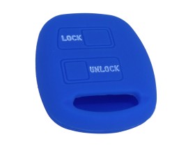 KONTAK ANAHTAR KUMANDA KORUYUCU KILIF SİLİKON 2 TUŞ MAVİ TOYOTA ESKİ TİP