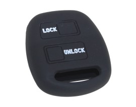 KONTAK ANAHTAR KUMANDA KORUYUCU KILIF SİLİKON 2 TUŞ SİYAH TOYOTA COROLLA-YARIS