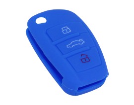 KONTAK ANAHTAR KUMANDA KORUYUCU KILIF SİLİKON 3 TUŞ MAVİ AUDI A3