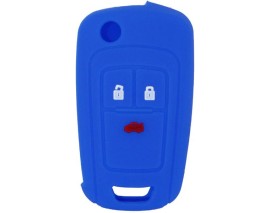 KONTAK ANAHTAR KUMANDA KORUYUCU KILIF SİLİKON 3 TUŞ MAVİ OPEL ASTRA-INSIGNIA-CORSA