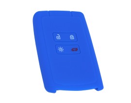 KONTAK ANAHTAR KUMANDA KORUYUCU KILIF SİLİKON 4 TUŞ MAVİ RENAULT TALISMAN-MEGANE 4-CLIO 5-KADJAR CAPTUR-ZOE-KOLEOS