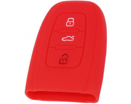 KONTAK ANAHTAR KUMANDA KORUYUCU KILIF SİLİKON KIRMIZI AUDI A4- A6 SMART KYLESS