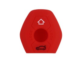 KONTAK ANAHTAR KUMANDA KORUYUCU KILIF SİLİKON KIRMIZI BMW E46-E39-E63-E60-E36-E81 X5-6 SERISI-Z3-Z4