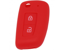 KONTAK ANAHTAR KUMANDA KORUYUCU KILIF SİLİKON KIRMIZI NISSAN X-TRAİL 2 TUŞ 2015-2017