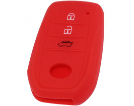 KONTAK ANAHTAR KUMANDA KORUYUCU KILIF SİLİKON KIRMIZI TOYOTA COROLLA -HILUX