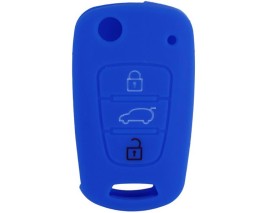 KONTAK ANAHTAR KUMANDA KORUYUCU KILIF SİLİKON MAVİ HYUNDAI ACCENT ERA-I20-I30-ELENTRA-TUCSON KIA RIO-CEED-PICANTO-SPORTAGE