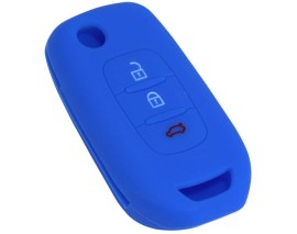 KONTAK ANAHTAR KUMANDA KORUYUCU KILIF SİLİKON MAVİ RENAULT MEGANE-CAPTUR-KADJAR-CLIO