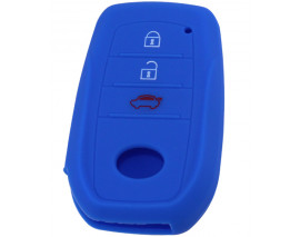 KONTAK ANAHTAR KUMANDA KORUYUCU KILIF SİLİKON MAVİ TOYOTA COROLLA -HILUX