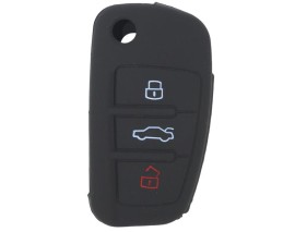 KONTAK ANAHTAR KUMANDA KORUYUCU KILIF SİLİKON SİYAH AUDI A3 12-20
