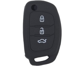 KONTAK ANAHTAR KUMANDA KORUYUCU KILIF SİLİKON SİYAH HYUNDAI ACCENT BLUE 2013-2018