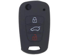 KONTAK ANAHTAR KUMANDA KORUYUCU KILIF SİLİKON SİYAH HYUNDAI ACCENT ERA-I20-I30-ELENTRA-TUCSON KIA RIO-CEED-PICANTO-SPORTAGE