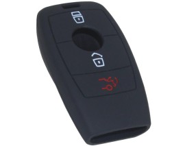 KONTAK ANAHTAR KUMANDA KORUYUCU KILIF SİLİKON SİYAH MERCEDES C200 D