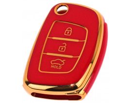 KONTAK ANAHTAR KUMANDA KORUYUCU KILIF TPU 3 TUŞ KIRMIZI HYUNDAI I20-I30