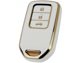 KONTAK ANAHTAR KUMANDA KORUYUCU KILIF TPU BEYAZ HONDA CR-V-CIVIC -ACCORD -HR-V