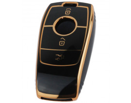 KONTAK ANAHTAR KUMANDA KORUYUCU KILIF TPU SİYAH MERCEDES C200 D