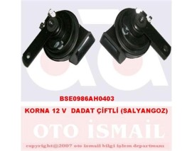 KORNA 12 V DADAT ÇİFT FİŞLİ SALYANGOZ TİP