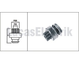 MARS DISLISI BOSCH TIP 10 DIS PEUGEOT 307 BERLINGO PARTNER 1.9D 2.0 HDI 15601