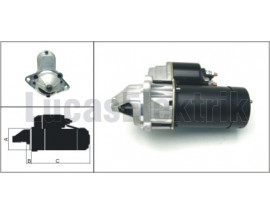 MARS MOTORU 12V / 1.2KW / 10DIS CHEVROLET DAEWOO FIAT