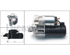 MARS MOTORU 12V 10 DIS 1.1KW R19 MEGANE R9 YM LAGUNA CLIO I II 1.2 1.4 1.6