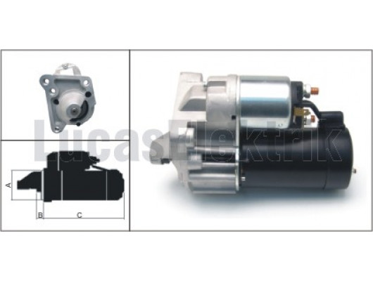 MARS MOTORU 12V 10 DIS 1.1KW R19 MEGANE R9 YM LAGUNA CLIO I II 1.2 1.4 1.6