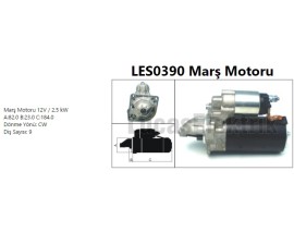 MARS MOTORU 12V 2.5 KW 9 DIS FIAT DUCATO 2.3 3.0 HDI PEUGEOT BOXER 3.0 HDI