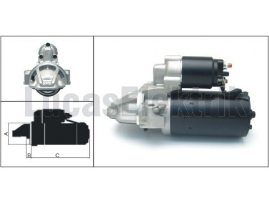 MARS MOTORU 12V 2KW 12 DIS TRANSIT V347 2.2TDCI / 2.4 TDCI / 3.2TDCI 06 / BOXER III JUMPER III 22 DT PUMA 2.2HDI DUCATO 2.2JTD 100CV