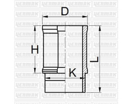 MOTOR GÖMLEĞİ R19 1400 E6J-E7J 75.80 ÇAP STD