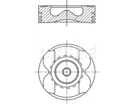 MOTOR PİSTON SEGMAN 0.50 -0.20mm KISA MASTER-MOVANO 2.5 DCI G9U 04 89.50mm