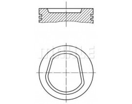 MOTOR PİSTON SEGMAN 0.50 POLO 1.6 AEE 77.01