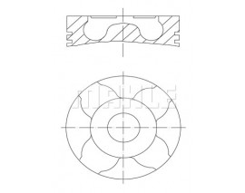 MOTOR PİSTON SEGMAN 0.60 -0.20mm KISA P307-EXPERT-C4-JUMPY-FIESTA-CMAX 1.6 HDI DW6 75.60mm